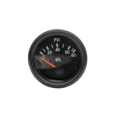 EMPI Electrical, 80 Psi Oil Pressure Gauge, Cockpit Black Face | 14-5004-0