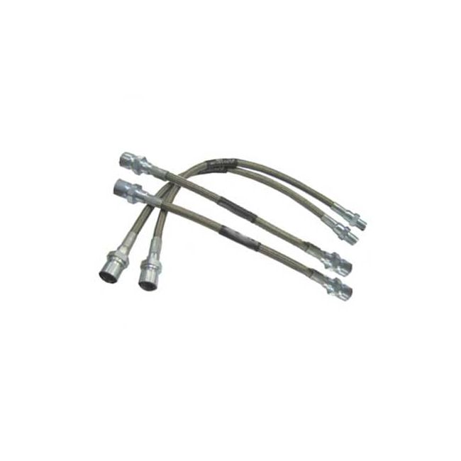 Dune Buggy Stainless Steel Braided Brake Hose Kit 4 Lines Fits 19651968 611144DB Chirco
