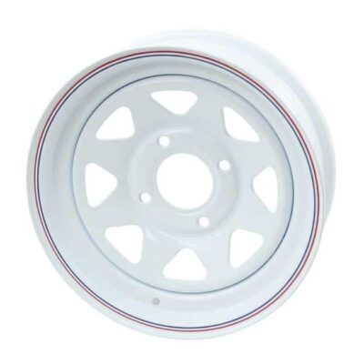 Dune Buggy 4 Lug White Spoke Wheel