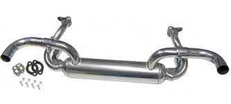 2 Tip Exhaust Fits VW Thing Ceramic Coated | 251126JC