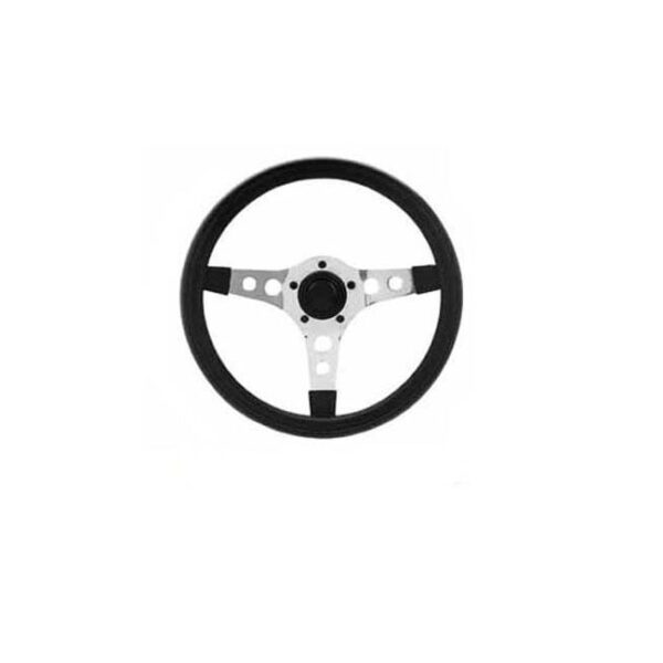 13 inch Grant Gt Black Chrome Steering Wheel Fits All VW Beetles | 415131