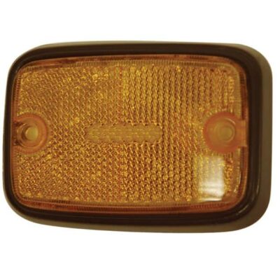 Amber Side Marker Lens Front Black Trim Fits VW Bus 1975-1979 | 211945119B