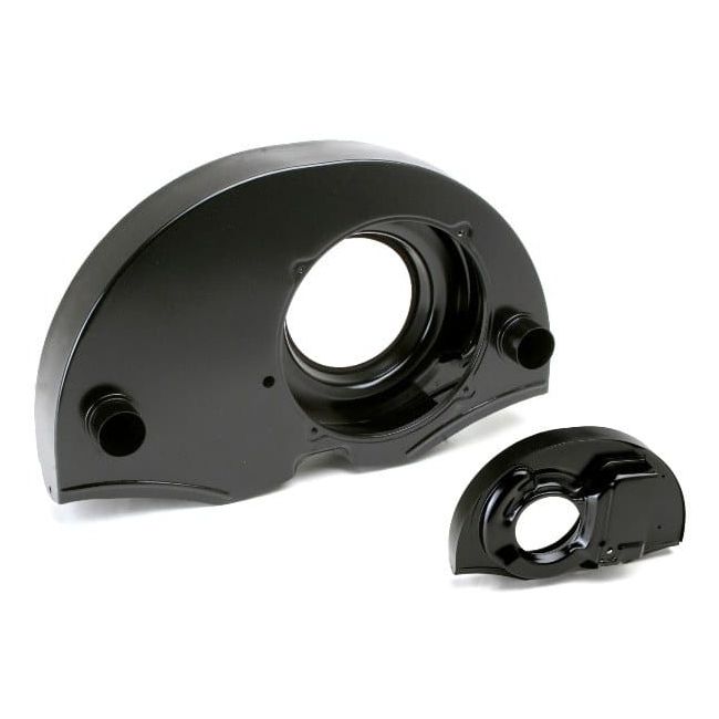 Black 36 HP Doghouse Fan Shroud W/ Heater Ducts Fits VW Bug | 119156