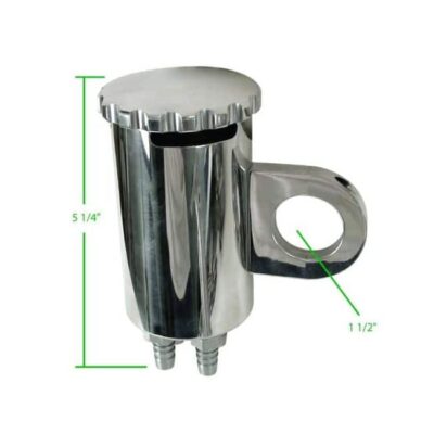 Chrome Breather Canister Fits VW Dune Buggy Or Sand Rail | 129377