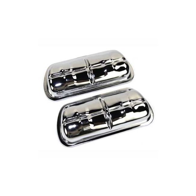 Chrome Clip On Valve Covers Pair For Air Cooled VW Engines 101148