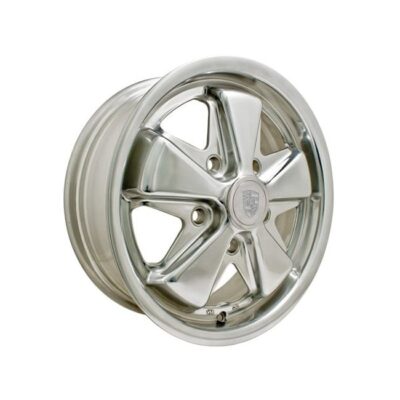 Classic Porsche 911 Alloy Polished Wheel 15x5.5 5x130 Bolt Pattern | 601314
