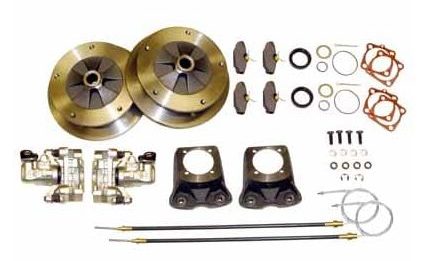 Disc Brake Kit Rear 5 Lug IRS Fits VW Beetle 1973 -1979 With Brake Cables | 405166