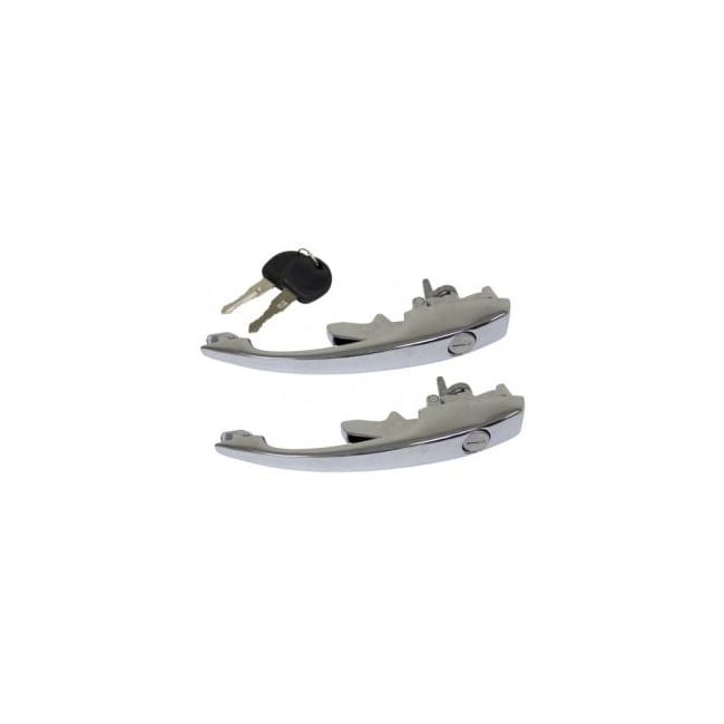 Door Handles VW Bug 1968-1979 Keyed Alike Pair | 113898205M