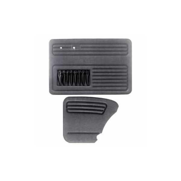 Door Panel Set Fits VW Bug 1958-1964 Black With Pockets 4 Pcs | 113898320BE