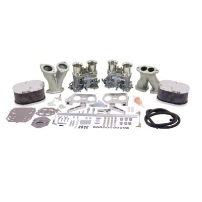 Dual 44 Weber Kit With Billet Air Cleaners and Thick Manifolds | K1319D
