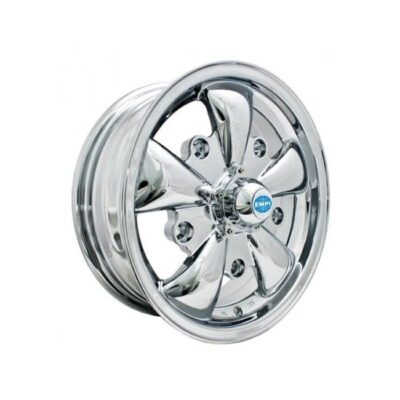Empi GT5 Chrome 5 Spoke Wheel 15 x 5.5 5 Lug x 205mm Pattern Fits Classic VW Beetle | 601330