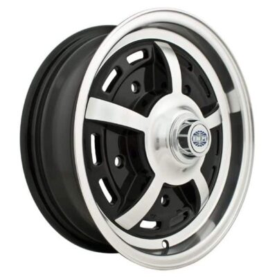 Empi Sprintstar Black Wheel 15x5 5x205 Fits Classic VW Beetles | 301346
