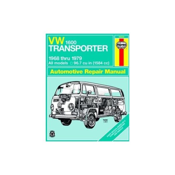 Haynes Repair Book Manual, Type 2, 1968 Thru 1979 | 975112
