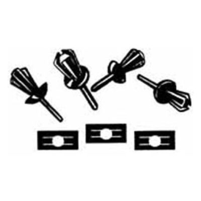Pins Dash Hold Down 4pc Set Fits VW Bug 1968-1979 | 113-117B -