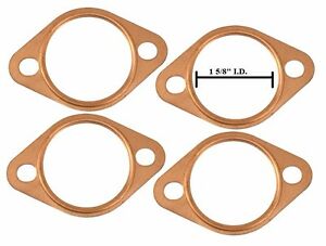 VW Bug Copper Exhaust Gaskets 1 5/8 Set of 4 | 251131FC
