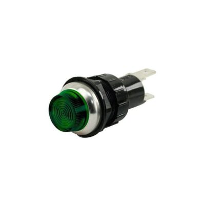 3/4 inch Dash Indicator Light Assembly Green | JMC4000G