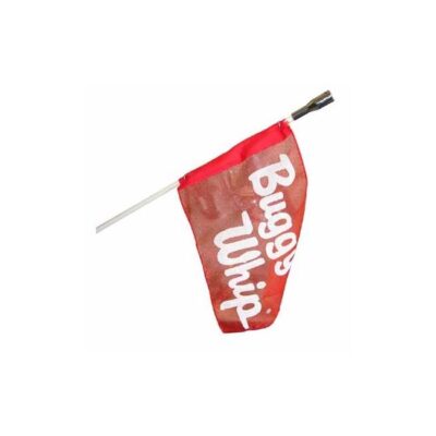 Buggy Whip 8 Foot With Light Socket and Flag | GHPBW8-L
