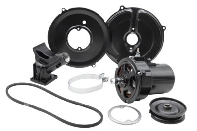 Black VW Beetle 12 Volt Alternator conversion Kit 55 AMP | 905120BLK